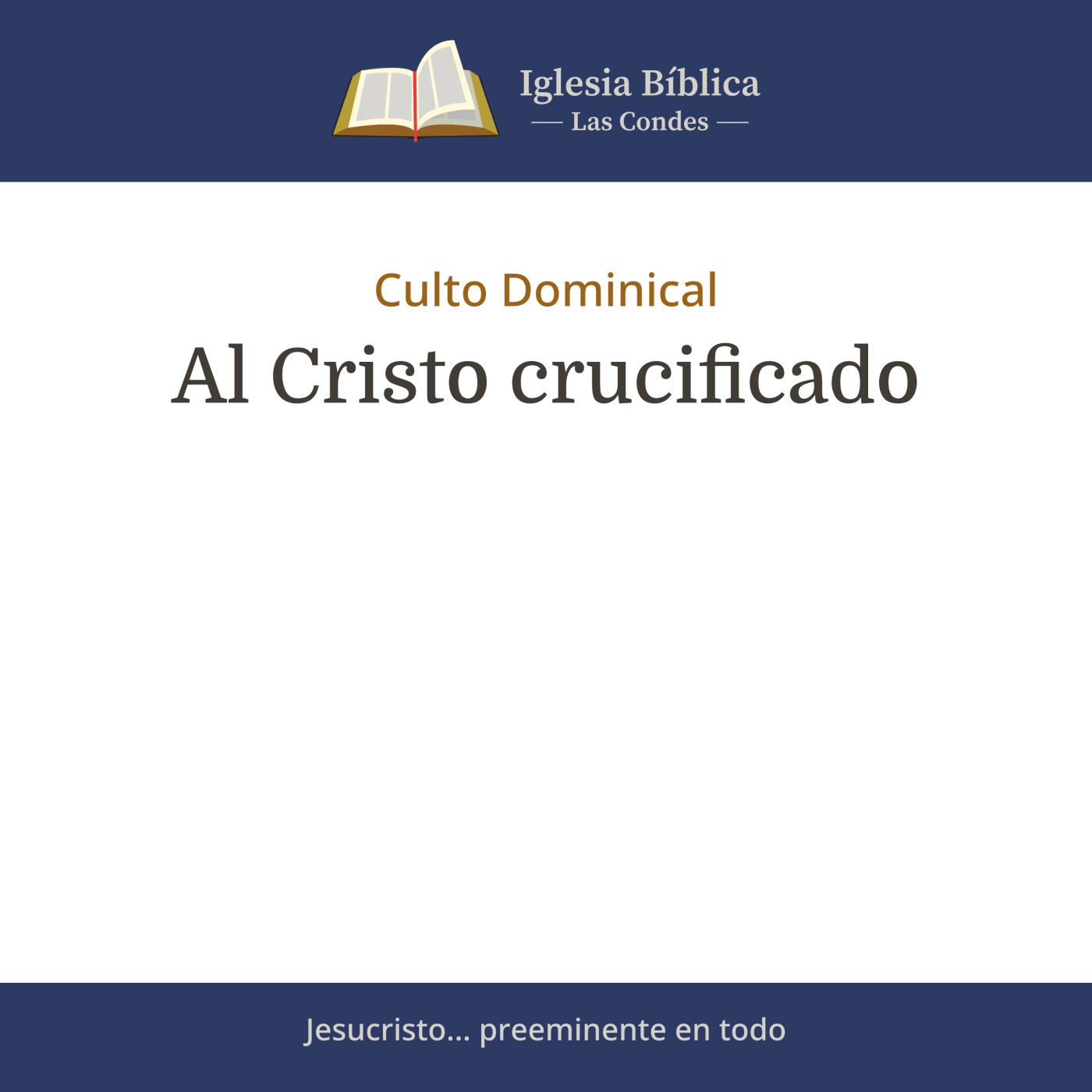 Mensajes del Culto Dominical