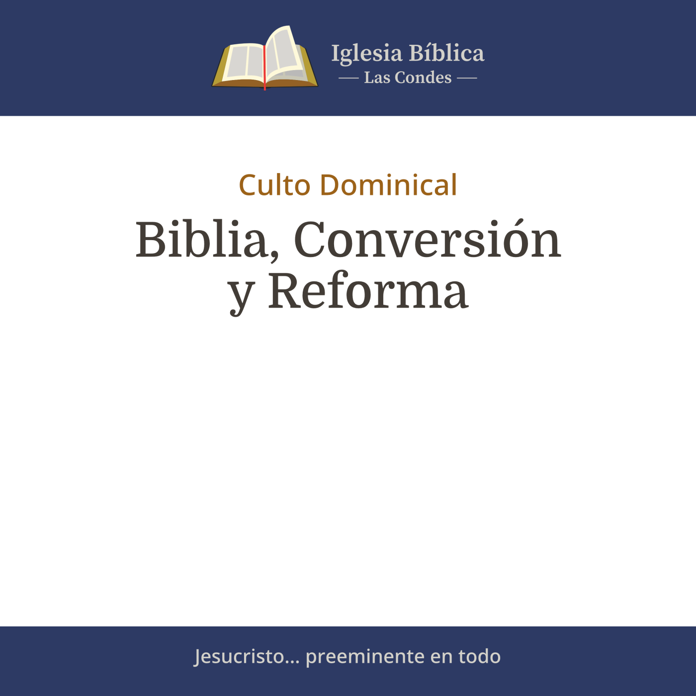 Mensajes del Culto Dominical