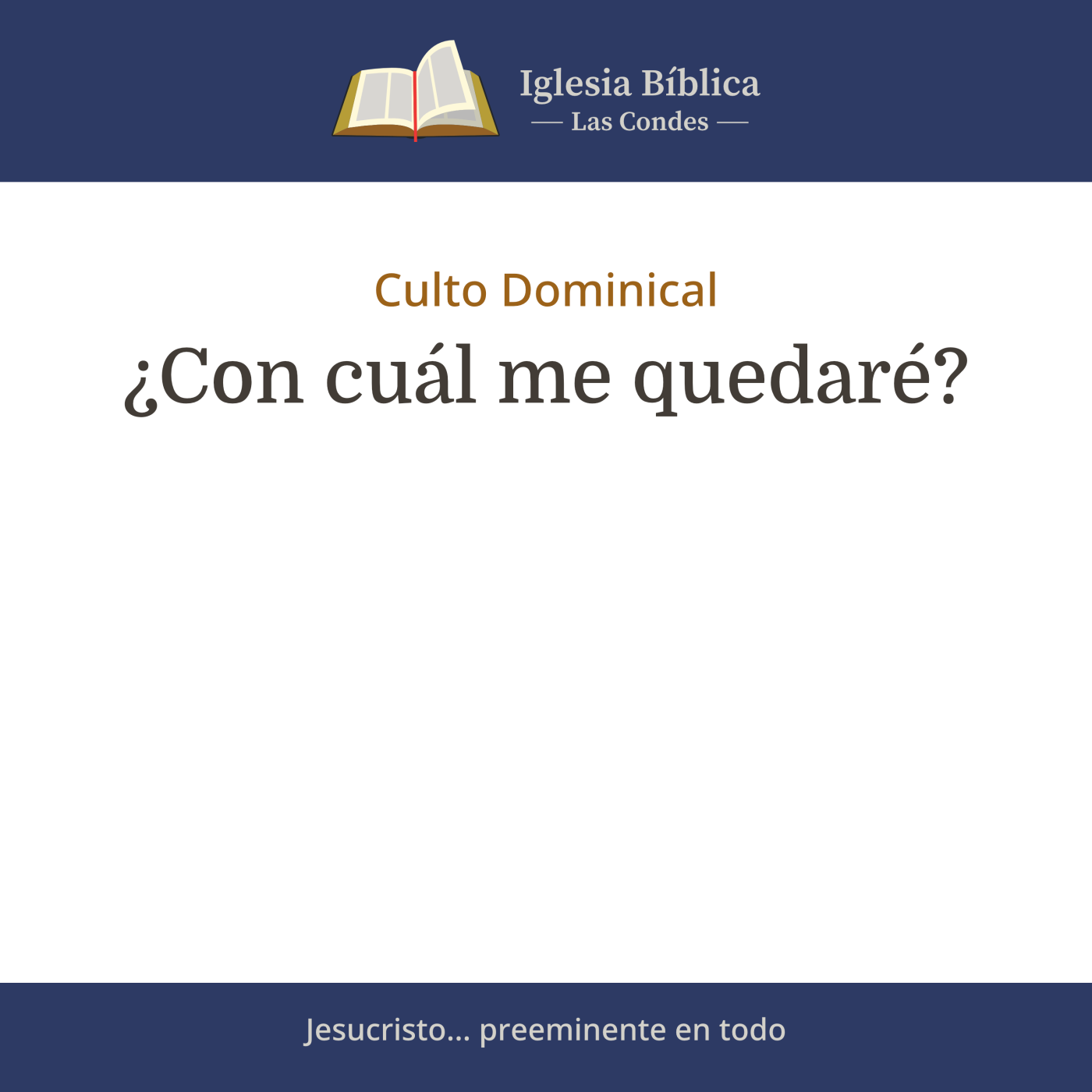 Mensajes del Culto Dominical