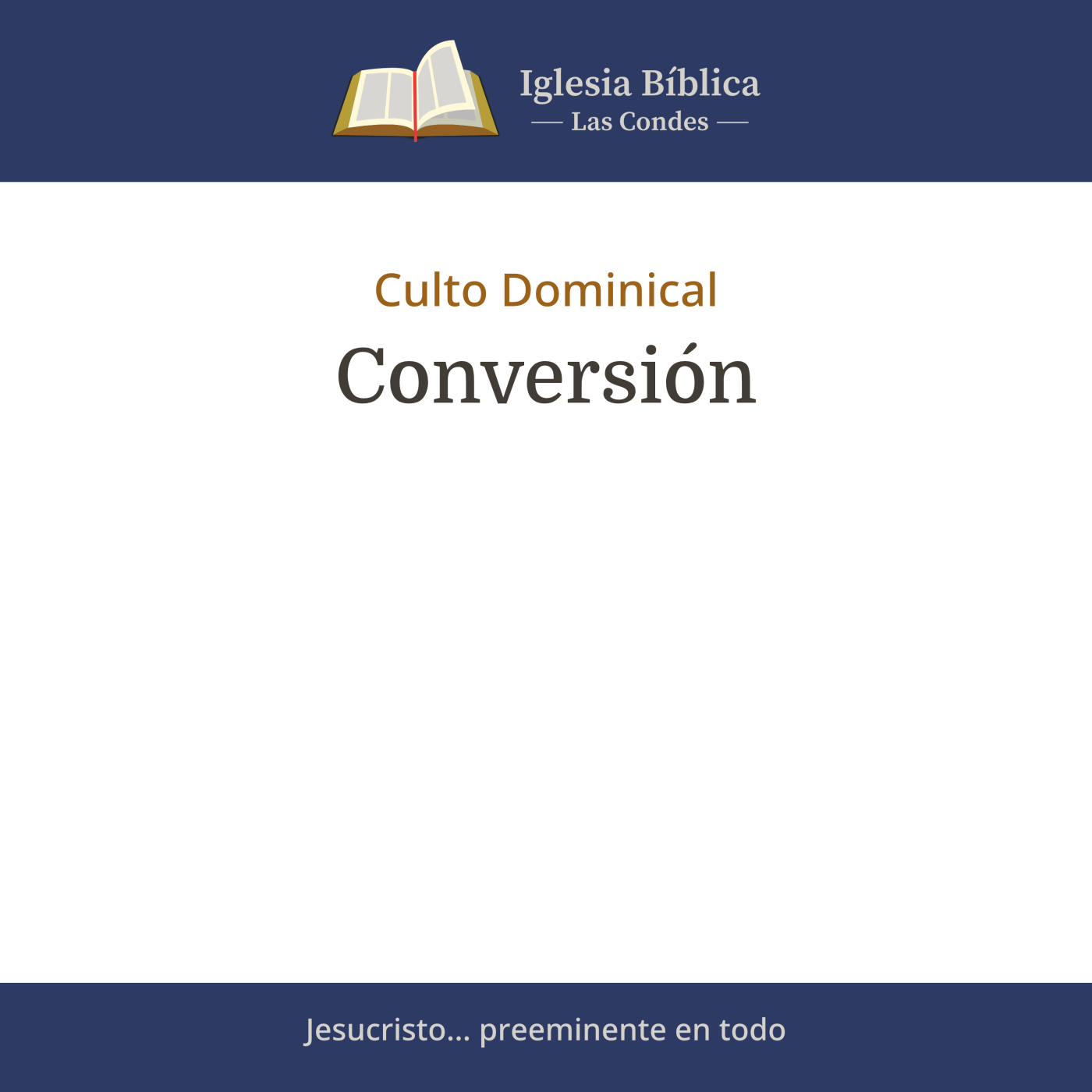 Mensajes del Culto Dominical