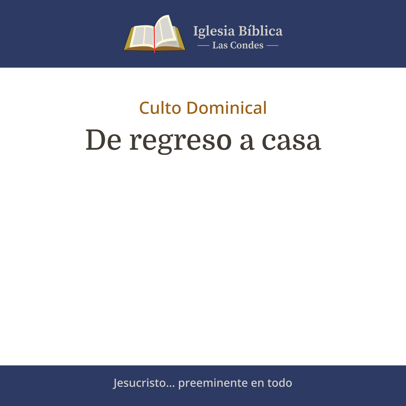 Mensajes del Culto Dominical