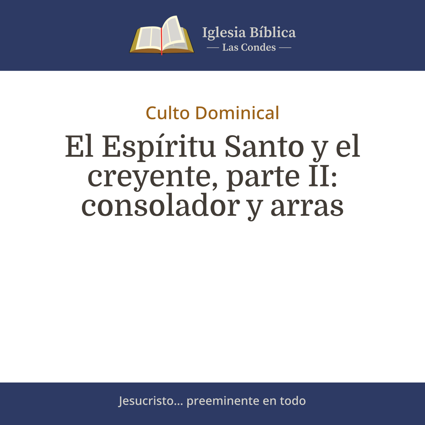 Mensajes del Culto Dominical