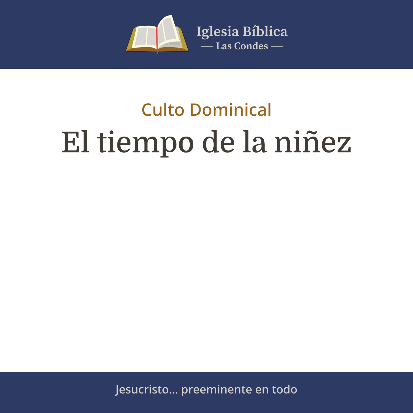 Mensajes del Culto Dominical