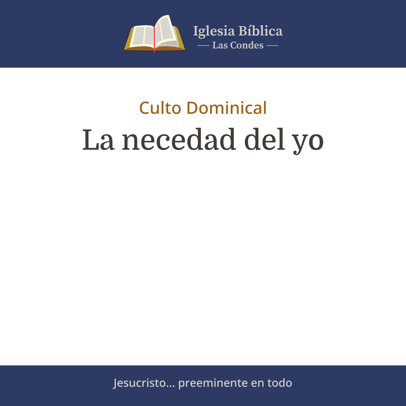 Mensajes del Culto Dominical