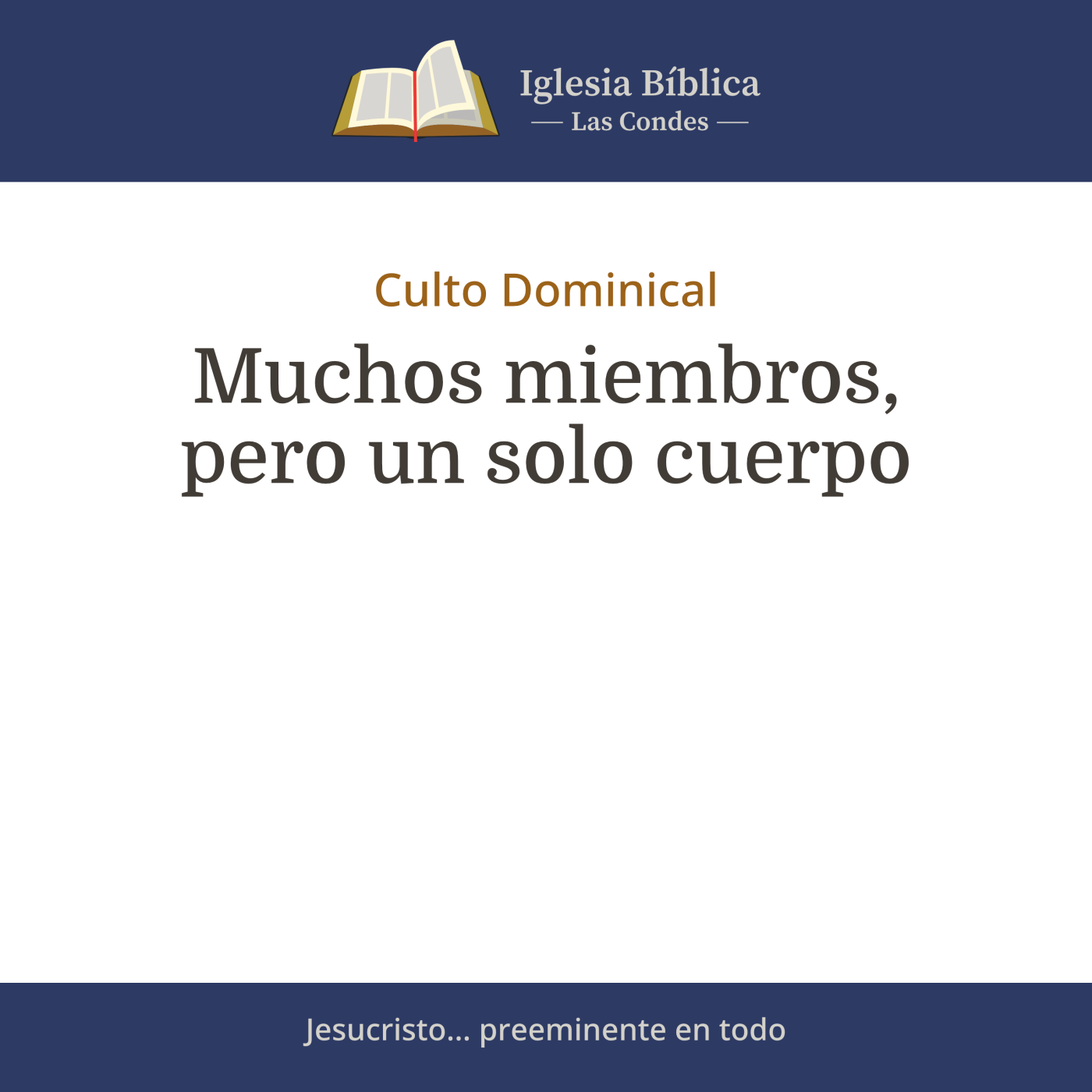 Mensajes del Culto Dominical