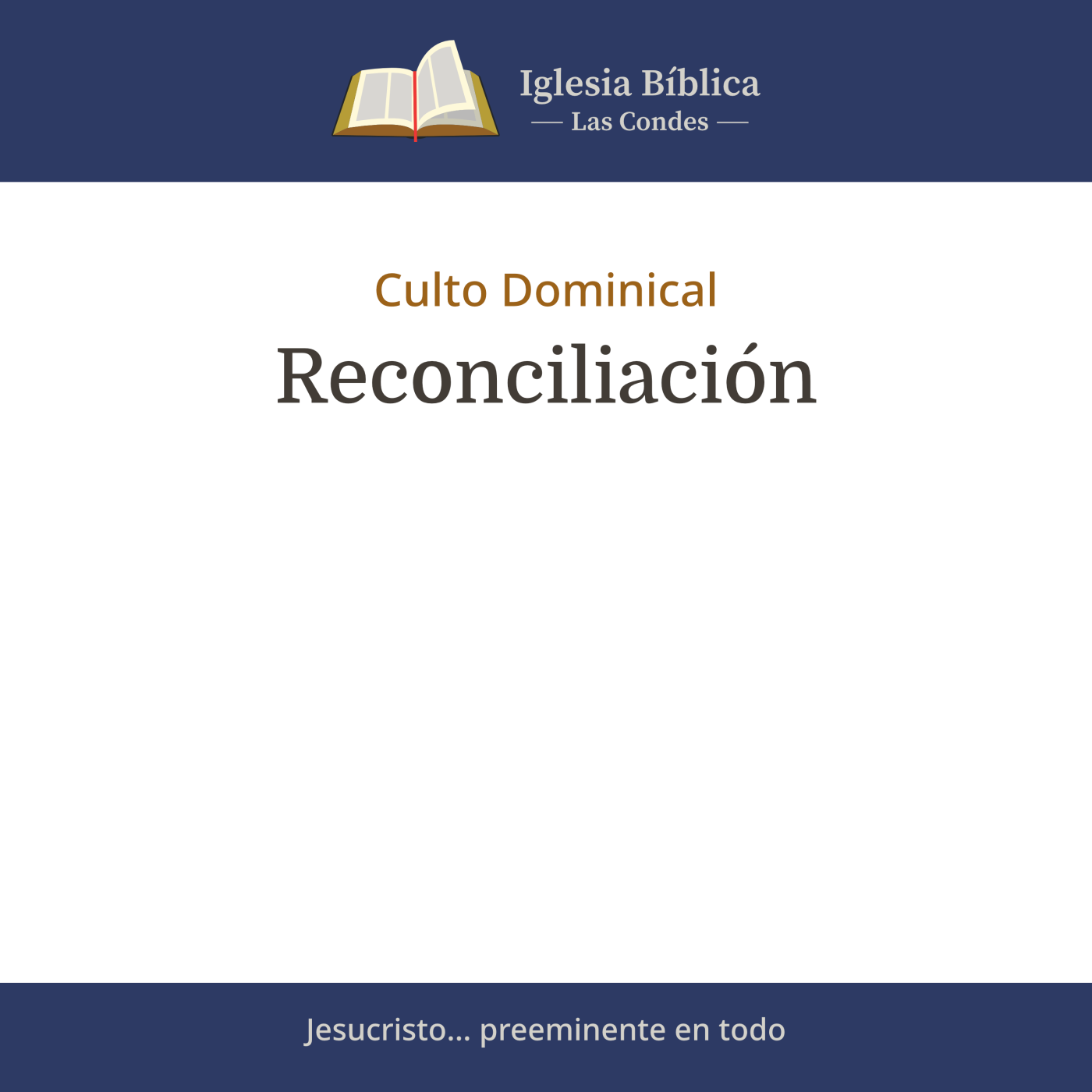 Portada de Mensajes del Culto Dominical