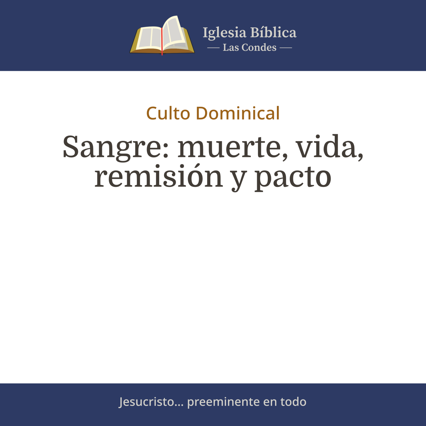 Portada de Mensajes del Culto Dominical