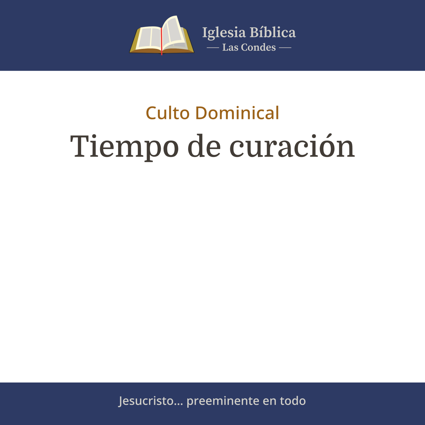 Mensajes del Culto Dominical