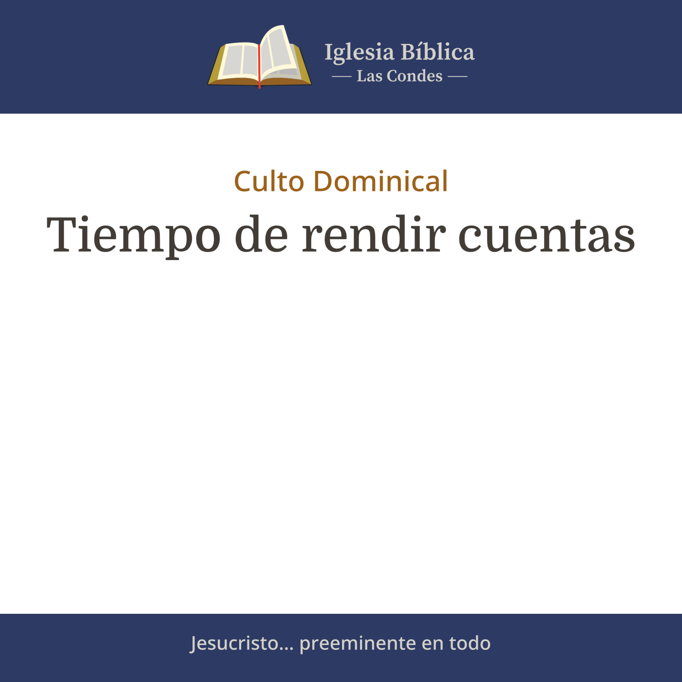 Mensajes del Culto Dominical