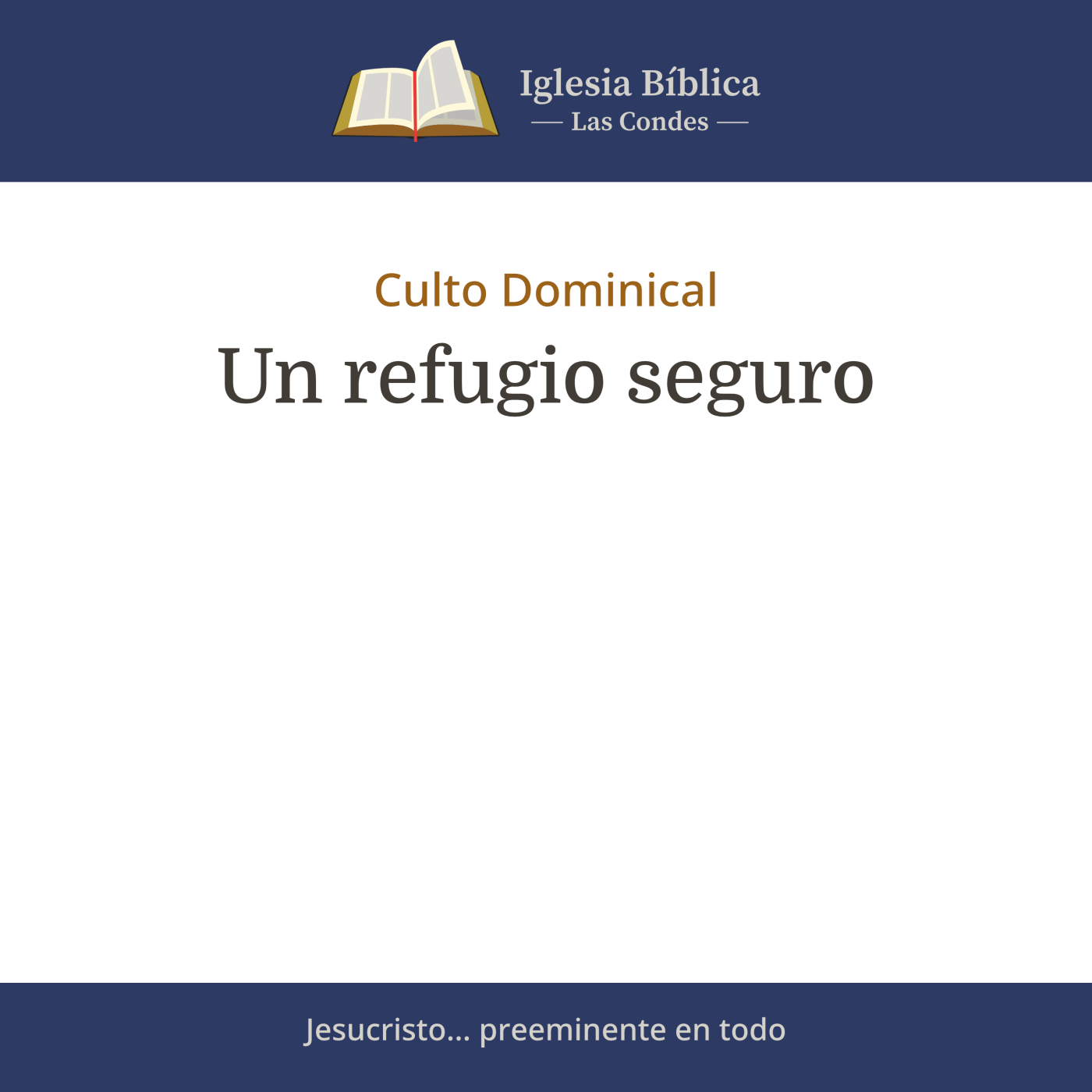 Mensajes del Culto Dominical