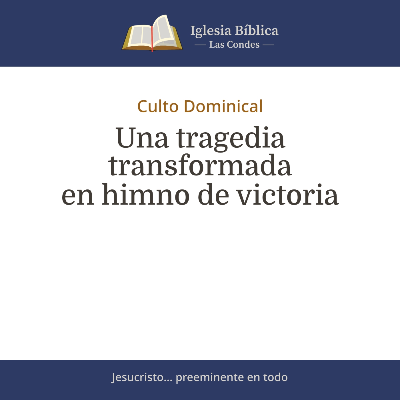 Portada de Mensajes del Culto Dominical