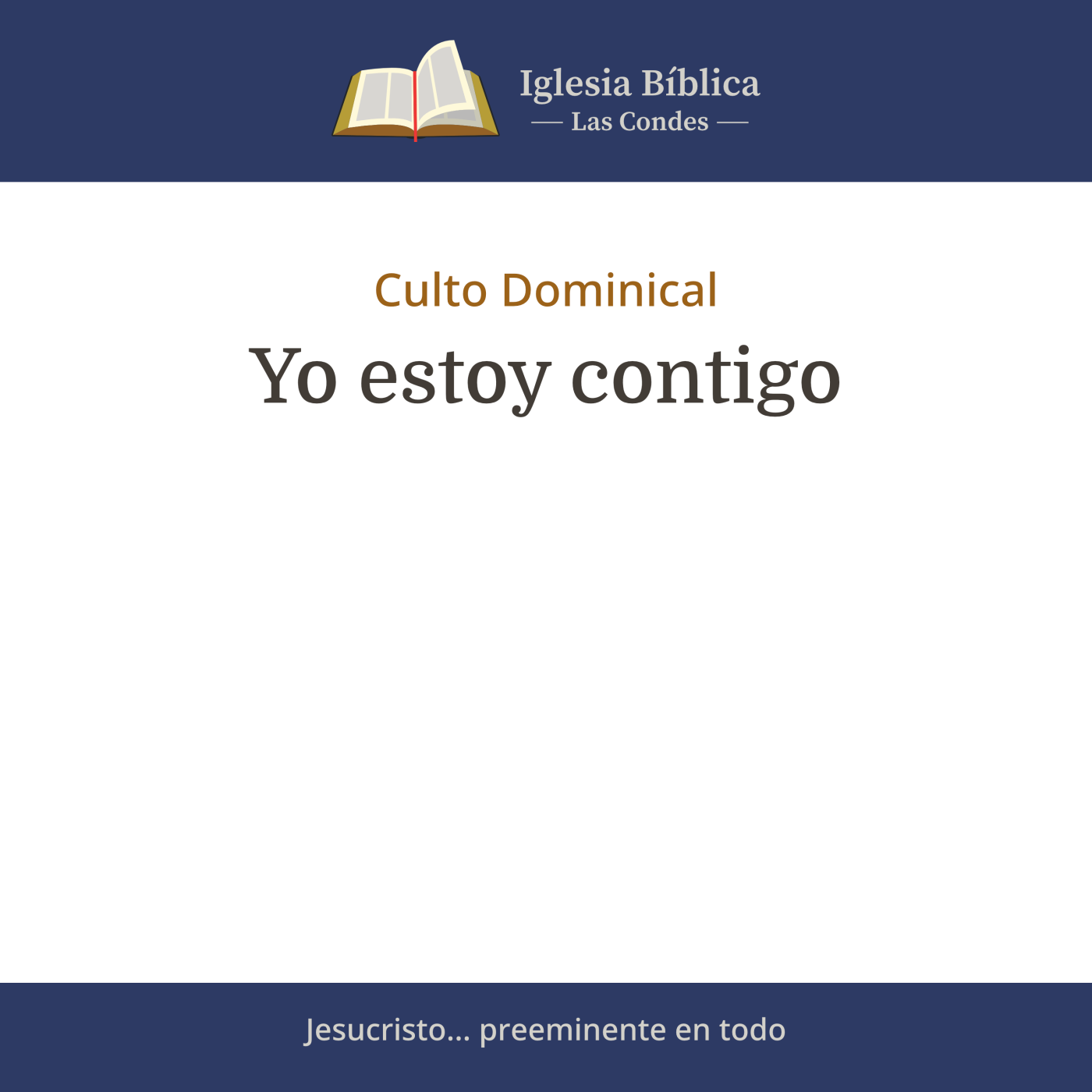 Mensajes del Culto Dominical